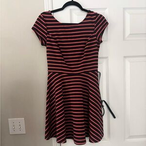 Bold Colored Striped Dress